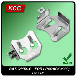 電池扣/彈片BAT-C1156-G (LR44)
