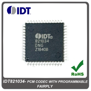 IDT821034-QUAD PCM CODEC WITH PROGRAMMABLE GAIN