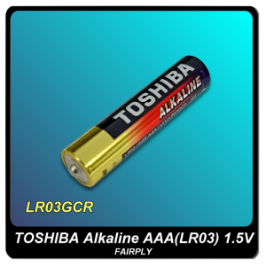 TOSHIBA  ALKALINE AAA 1.5V