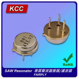 SAW Resonator -表面聲波諧振/濾波器(TO-39)