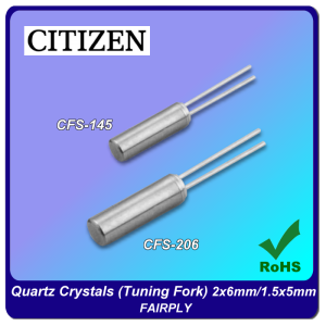 CITIZEN CFS-206/CFS-145 Quartz Crystals