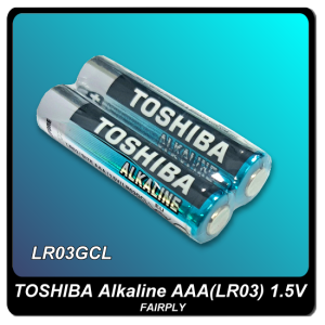 TOSHIBA  ALKALINE AA (LR03GCL) 1.5V