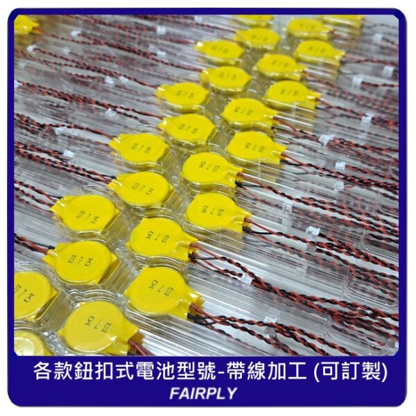 鈕扣式電池帶線加工(Wires)：圖片 3