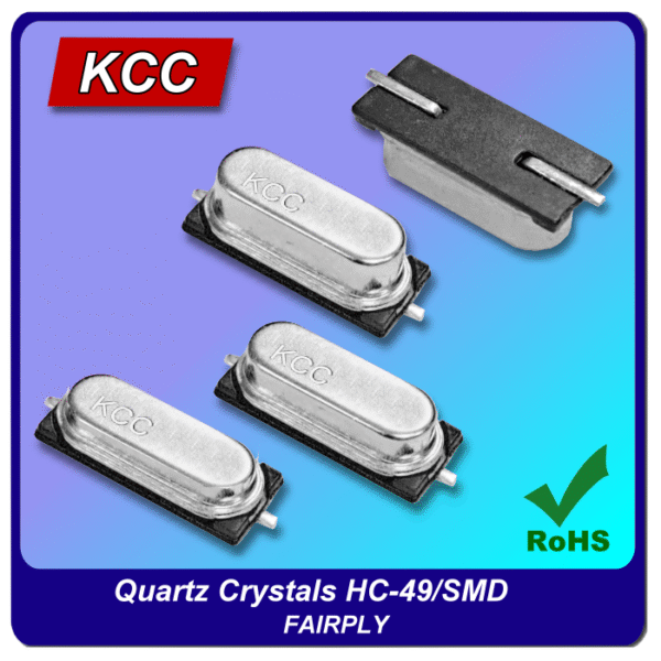 KCC Quartz Crystals HC-49/SMD Series(3.5~70MHz)