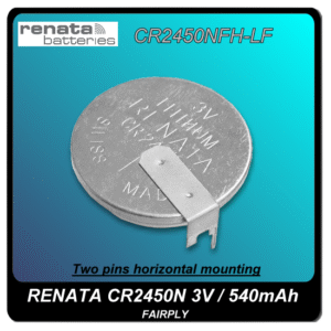 RENATA CR2450NFH-LF 3V/540mAh UL/CE