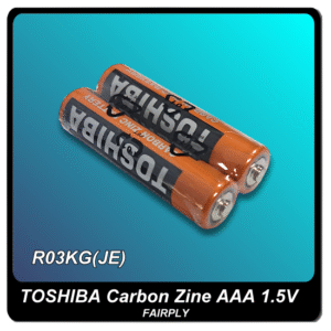 TOSHIBA TOSHIBA 碳鋅四號AAA 1.5V LR03(AAA)