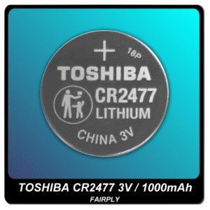 TOSHIBA CR2477  3V/1000mAh UL/CE