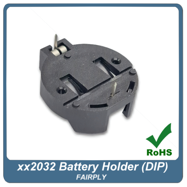 電池座 XX2032臥式DIP：圖片 2