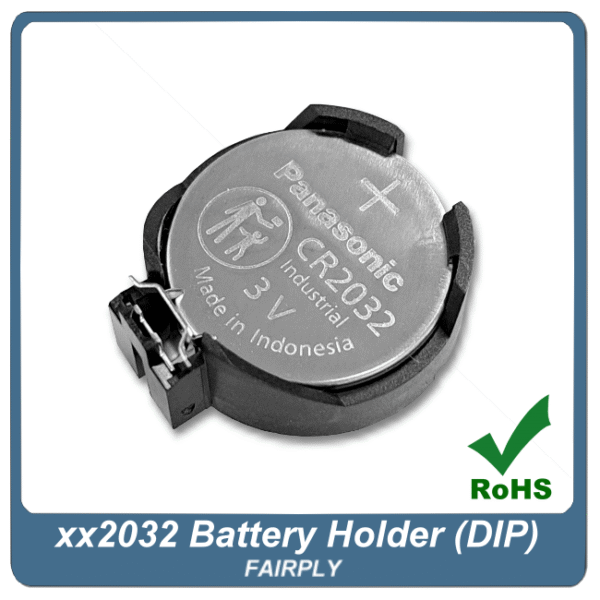 電池座 XX2032臥式DIP：圖片 3