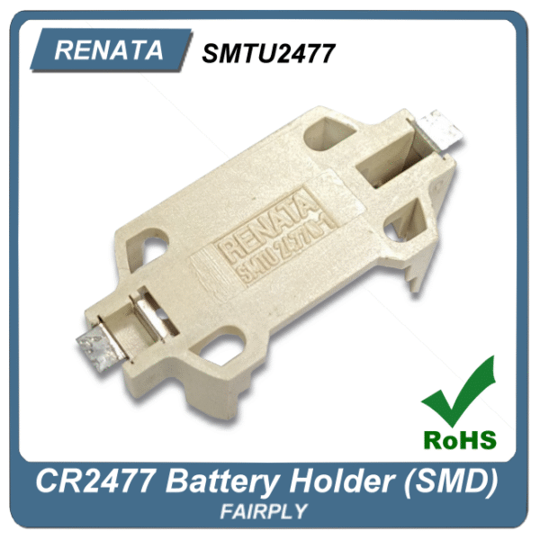 電池座RENATA CR2477臥式SMD(#24)：圖片 2