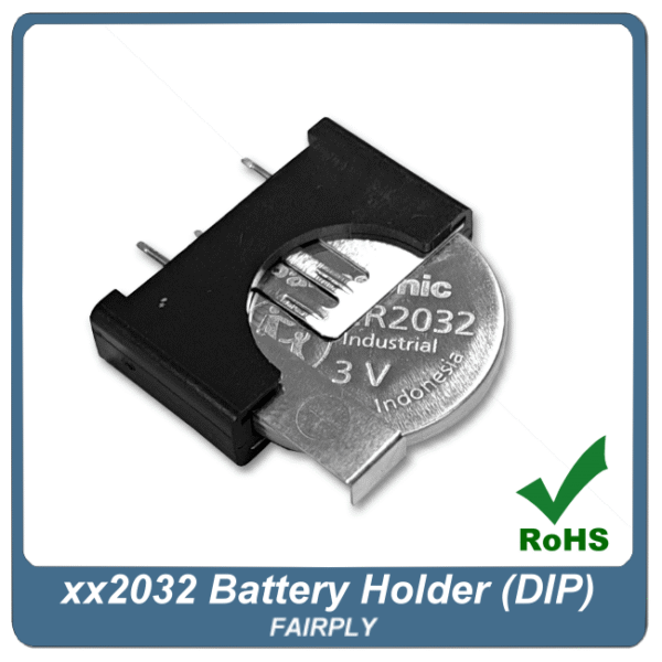 電池座 XX2032直立式DIP：圖片 2