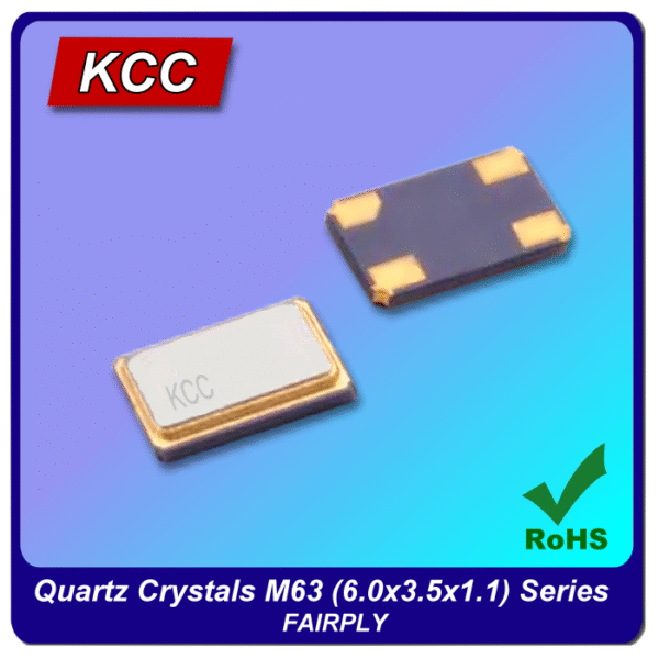 KCC Quartz Crystals M63(6x3.5x1.1) Series