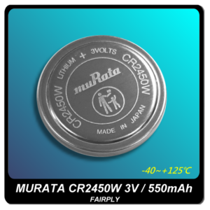 MAXELL(MURATA) CR2450W 3V/550mAh UL/CE